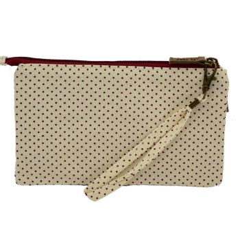 Preview: Handtasche Patchwork Kosmetiktasche Anker berry